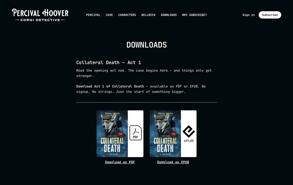 Public Release Confirmed — Collateral Death (Act I Preview)